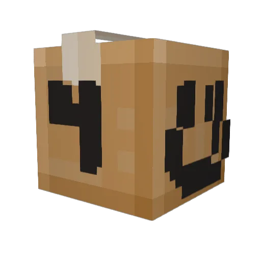 F0ur4_Official Minecraft avatar head, 3D render