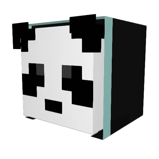 F11pp3r Minecraft avatar head, 3D render