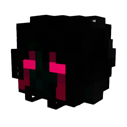 F12CaydeN Minecraft avatar head, 3D render