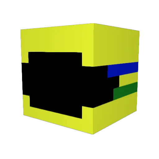 F1FERRARI95 Minecraft avatar head, 3D render