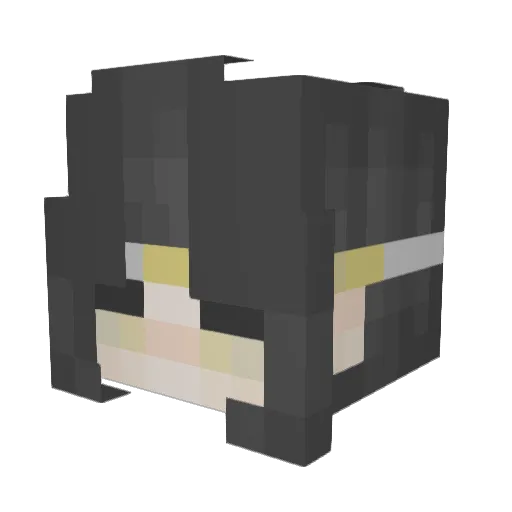 F1NG3RN4lLS Minecraft avatar head, 3D render