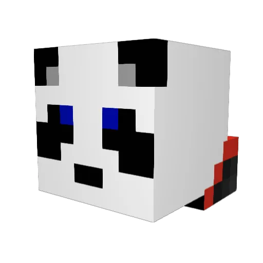 F1NN_21 Minecraft avatar head, 3D render