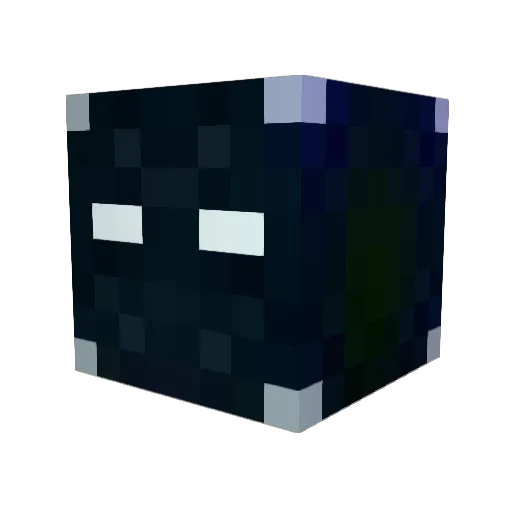 F1RED Minecraft avatar head, 3D render