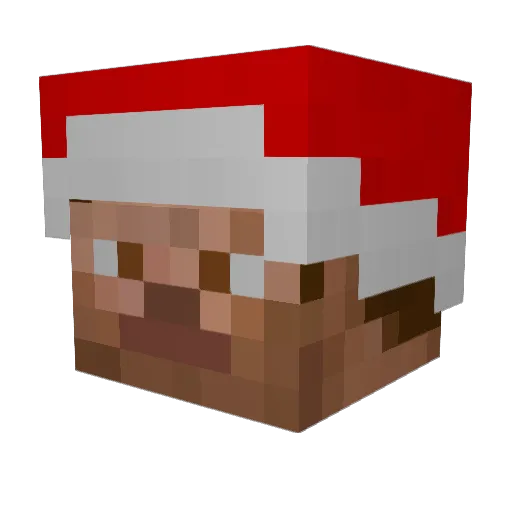 F1ZZG0D Minecraft avatar head, 3D render