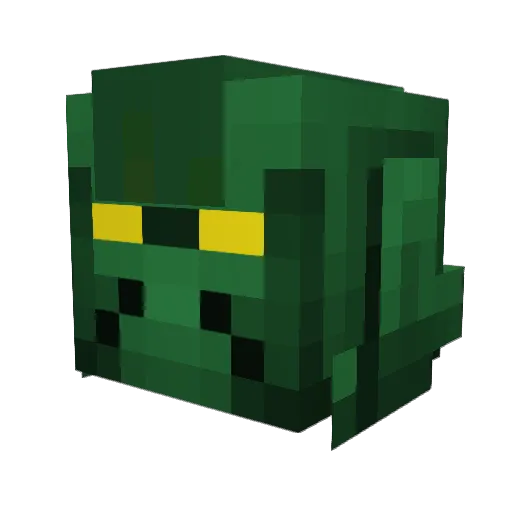 F1fever Minecraft avatar head, 3D render