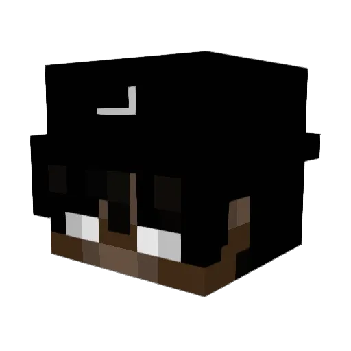F1liXt Minecraft avatar head, 3D render
