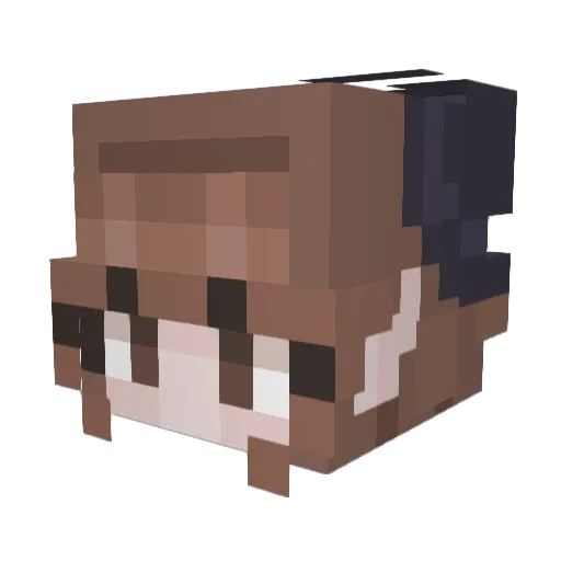 F1limoon Minecraft avatar head, 3D render