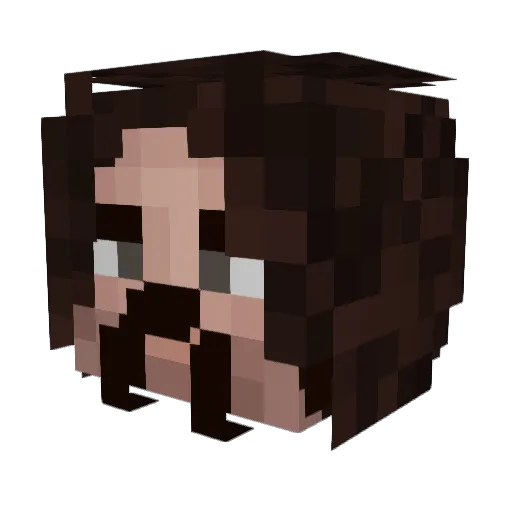 F1lthy_Jack Minecraft avatar head, 3D render
