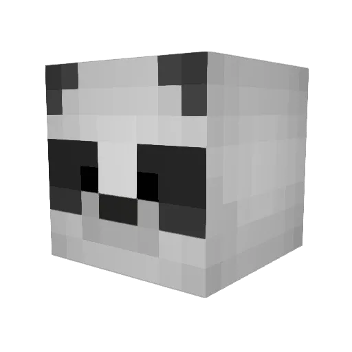 F1nans1st Minecraft avatar head, 3D render