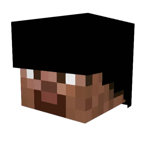 F1r3fang Minecraft avatar head, 3D render