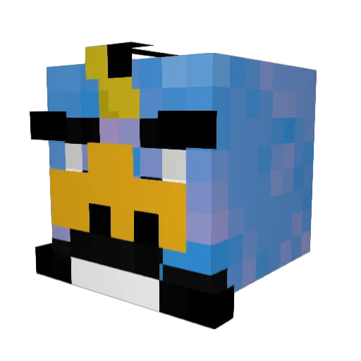 F1shy_Fr4g5 Minecraft avatar head, 3D render