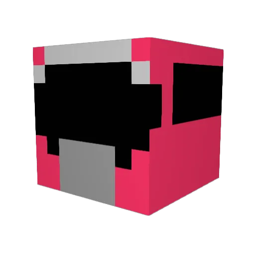 F1veTaucher Minecraft avatar head, 3D render