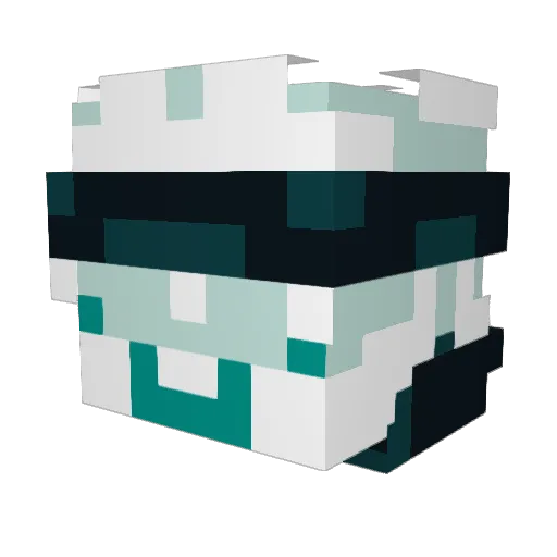 F1zzy_814 Minecraft avatar head, 3D render
