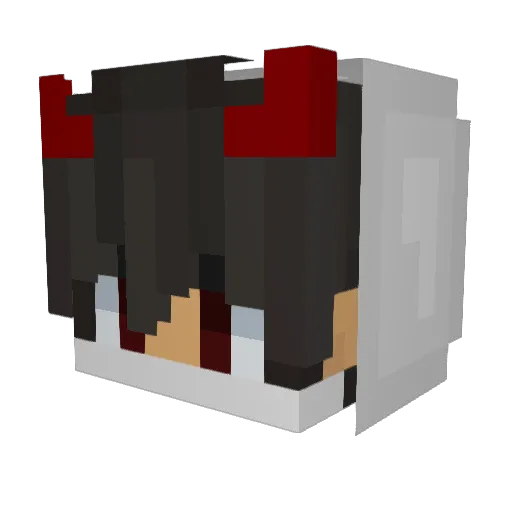 F23Ladinn Minecraft avatar head, 3D render
