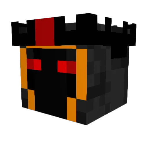 F34RHades Minecraft avatar head, 3D render