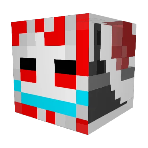 F34rleSss Minecraft avatar head, 3D render