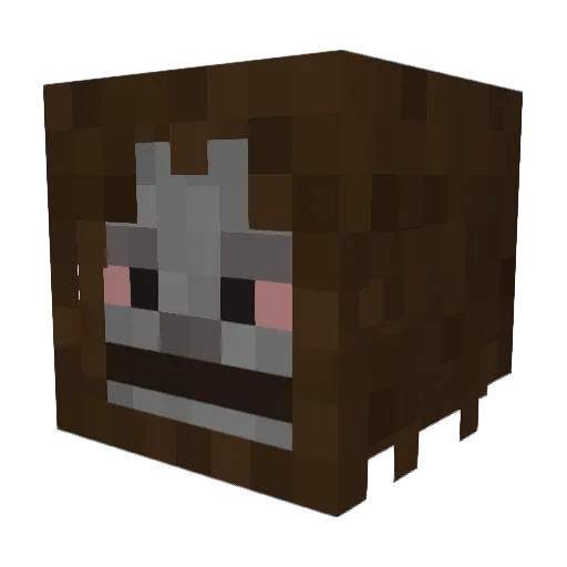 F3AR_Eternal Minecraft avatar head, 3D render