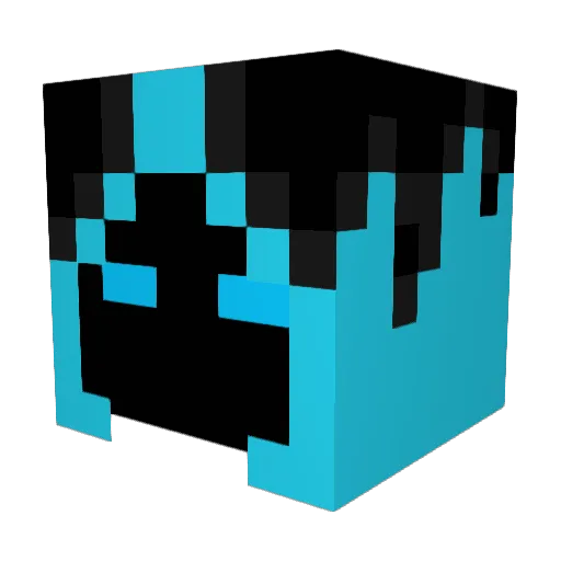 F3AR_Limitz Minecraft avatar head, 3D render