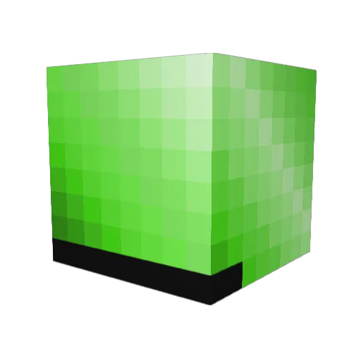 F3F Minecraft avatar head, 3D render