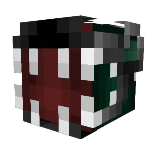 F3LLPS Minecraft avatar head, 3D render