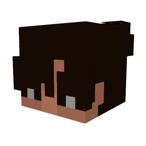 F3RCHOX Minecraft avatar head, 3D render