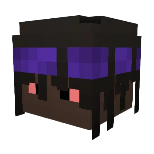 F3XXEN Minecraft avatar head, 3D render