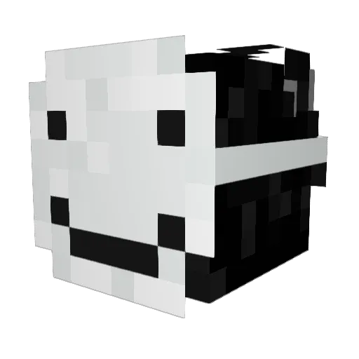 F3hm1 Minecraft avatar head, 3D render