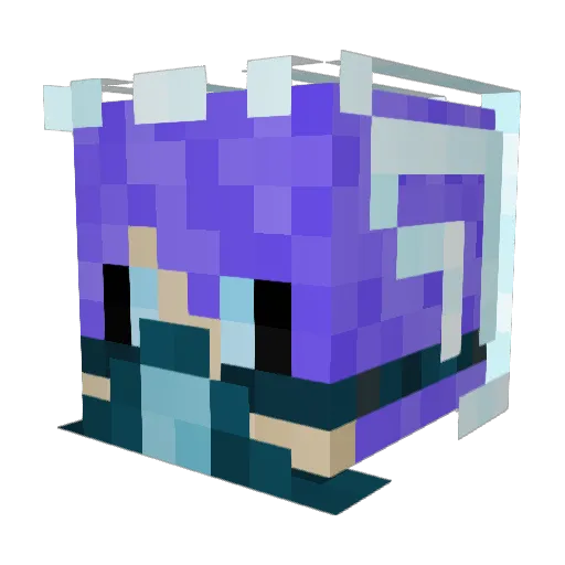F3iii Minecraft avatar head, 3D render