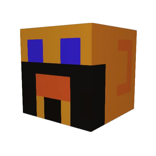 F3l0ny Minecraft avatar head, 3D render