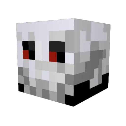 F3lipeMA Minecraft avatar head, 3D render