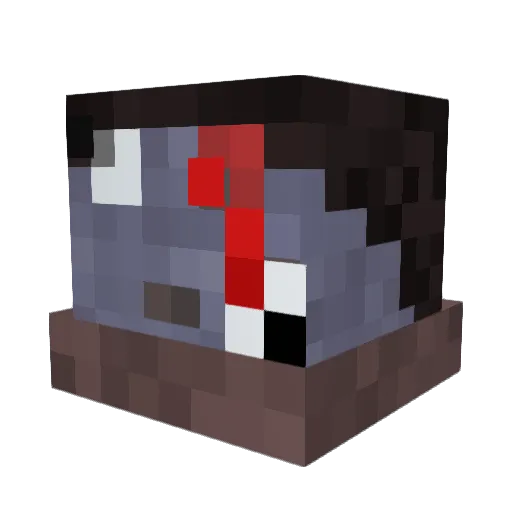 F3lixFreak Minecraft avatar head, 3D render