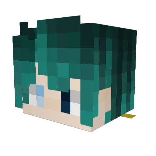 F3mboy_Nihilsm Minecraft avatar head, 3D render