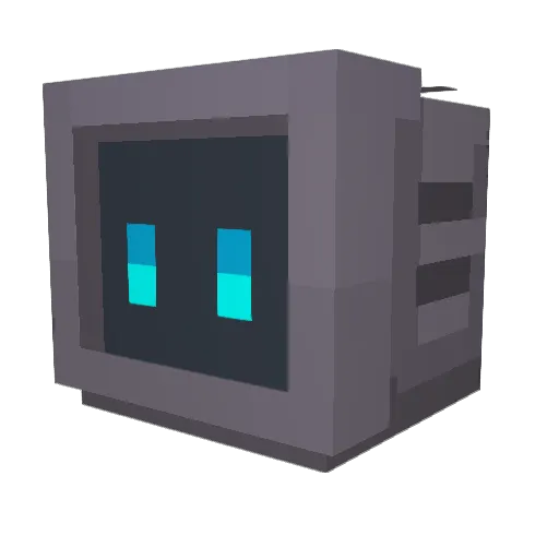 F3nixx_ Minecraft avatar head, 3D render