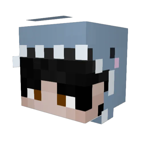 F3ntyy Minecraft avatar head, 3D render