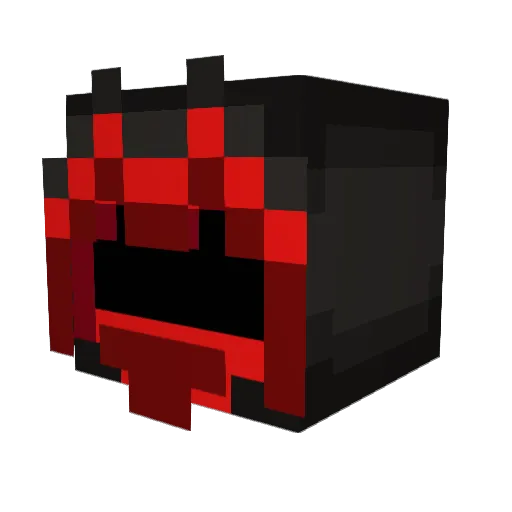 F3sxli Minecraft avatar head, 3D render