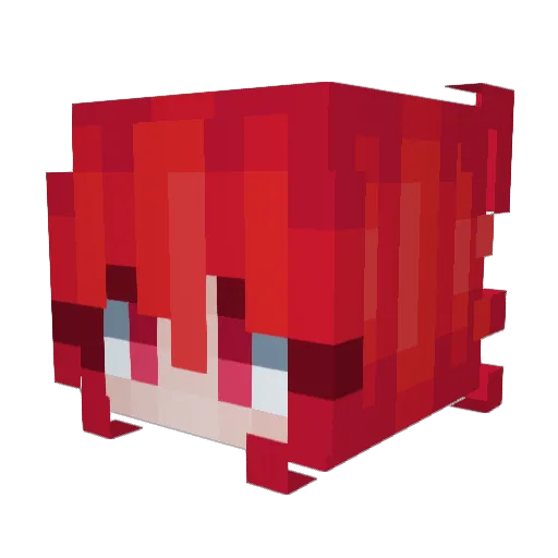 F3ul_ Minecraft avatar head, 3D render