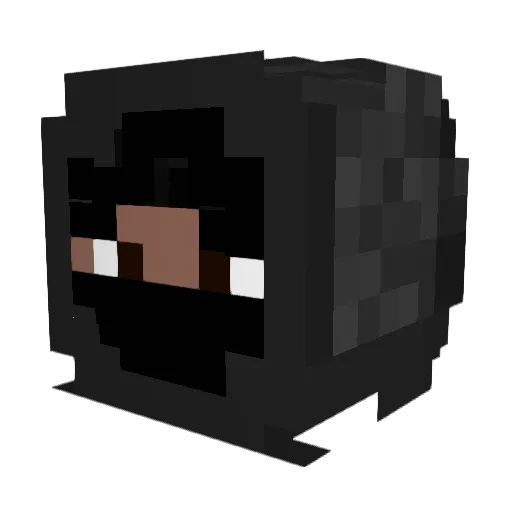 F3x3 Minecraft avatar head, 3D render