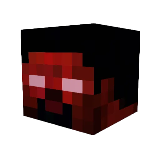 F4L0P34D0 Minecraft avatar head, 3D render
