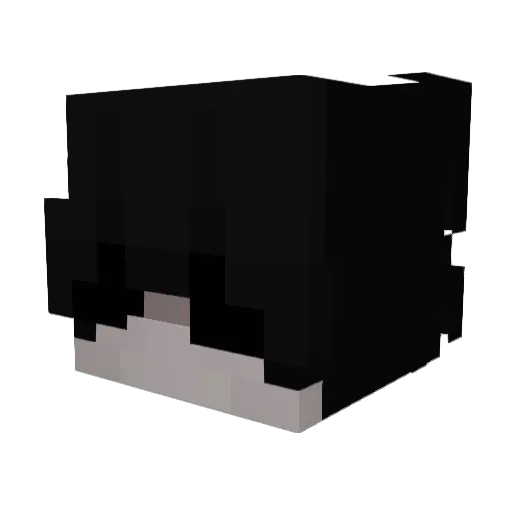 F4ST_02 Minecraft avatar head, 3D render