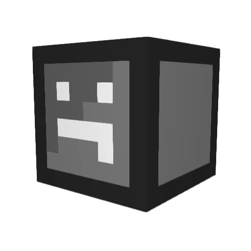 F4Yts Minecraft avatar head, 3D render