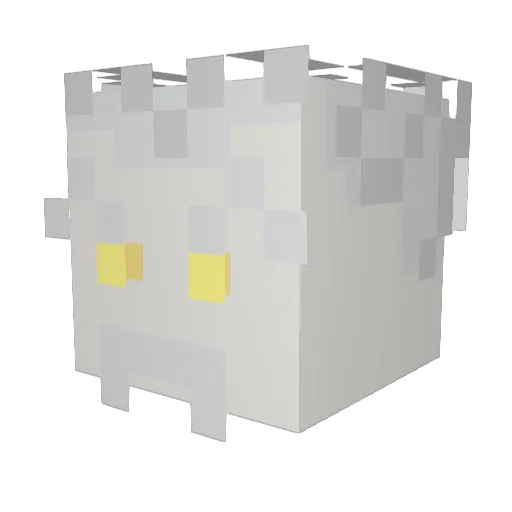F4Z3R666 Minecraft avatar head, 3D render