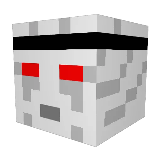 F4nAtiKe_67 Minecraft avatar head, 3D render