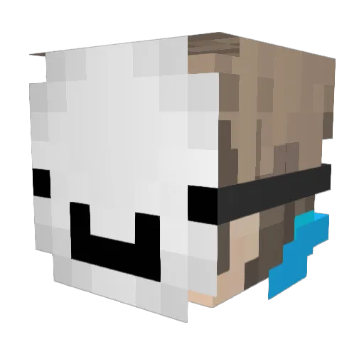 F4ntacy Minecraft avatar head, 3D render