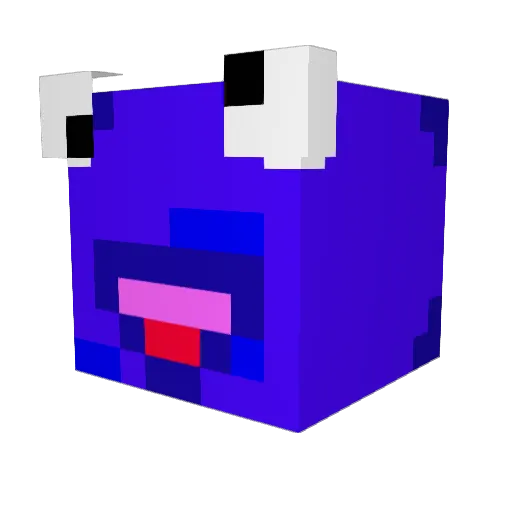 F4tM0nk3y Minecraft avatar head, 3D render
