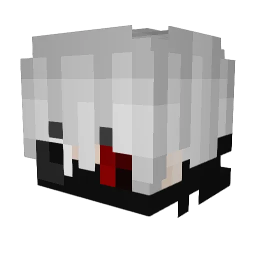 F4ulpilz Minecraft avatar head, 3D render