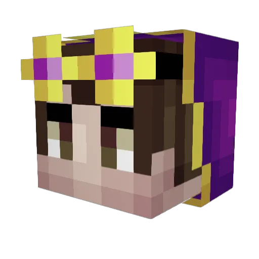F5__ Minecraft avatar head, 3D render