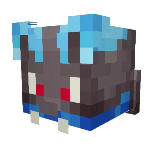 F7Ksin Minecraft avatar head, 3D render
