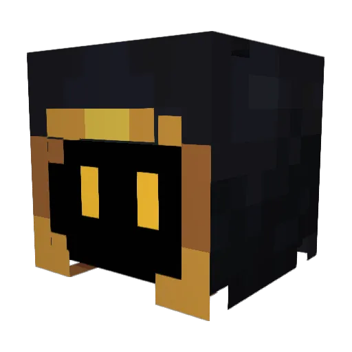 FA0207 Minecraft avatar head, 3D render