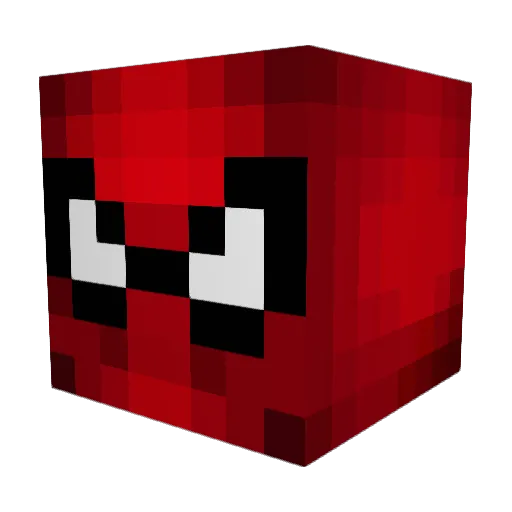FA3Y001 Minecraft avatar head, 3D render