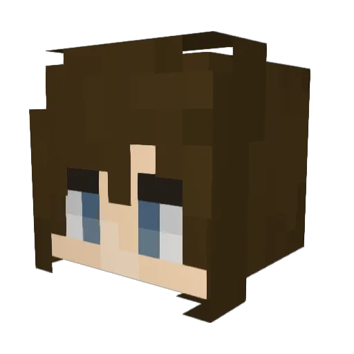 FACTIZE Minecraft avatar head, 3D render